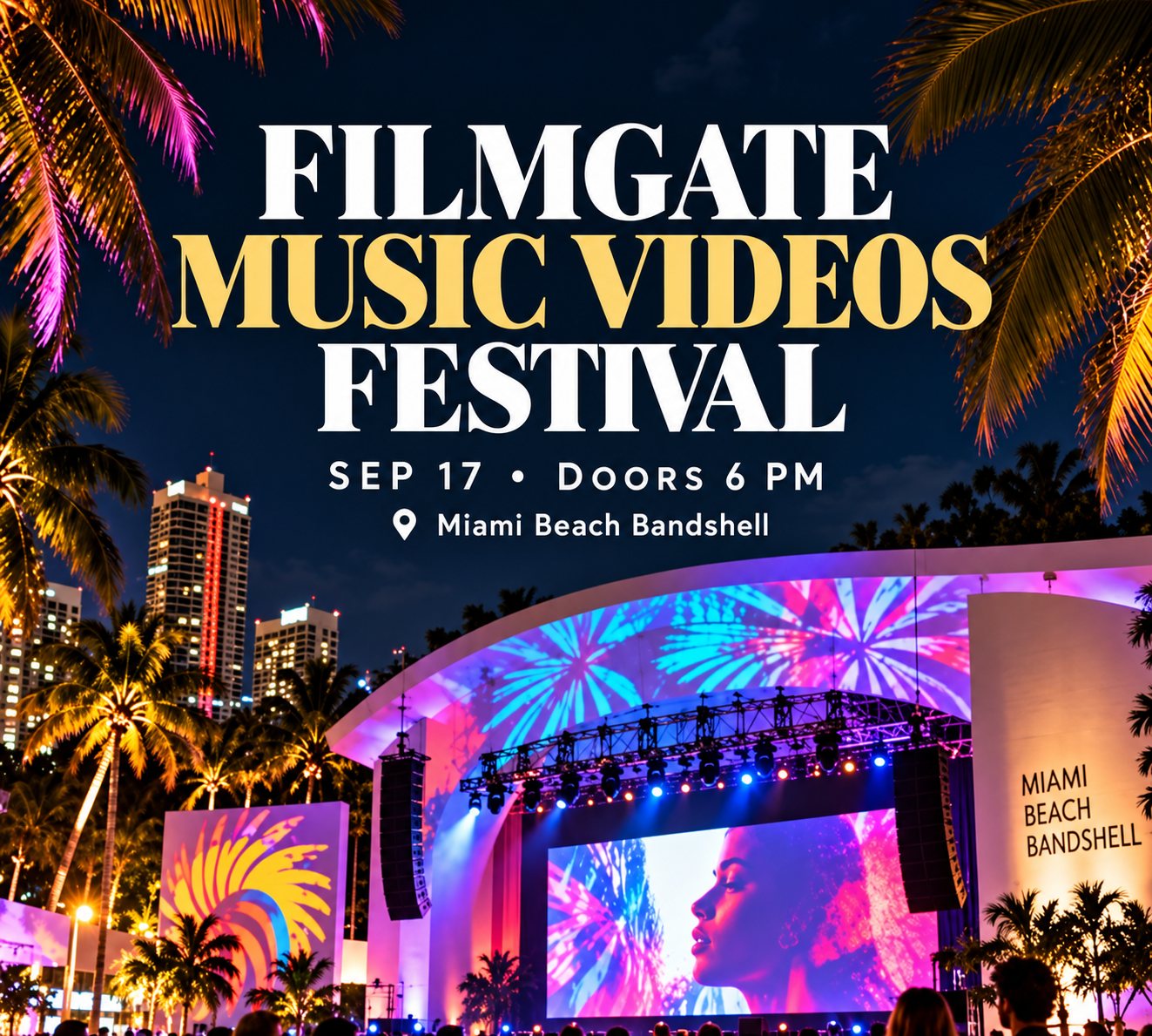 FilmGate Miami Screens Florida Music Videos at the Miami Beach Bandshell